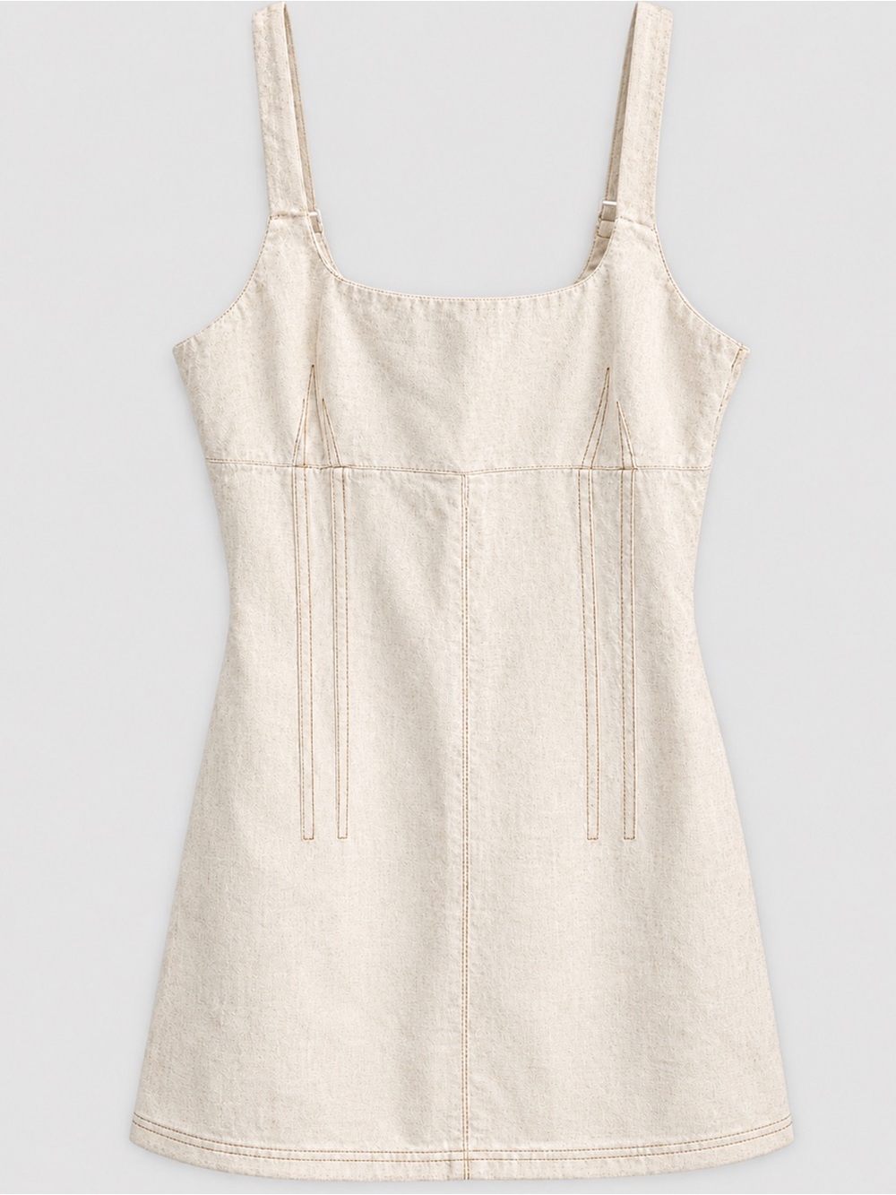 Urban Outfitters BDG Cream Canvas Dress - size medium